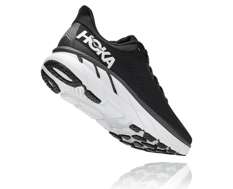 Tenis Hoka One One Hombre Negros/Blancos - Clifton 7 - VAPR26815